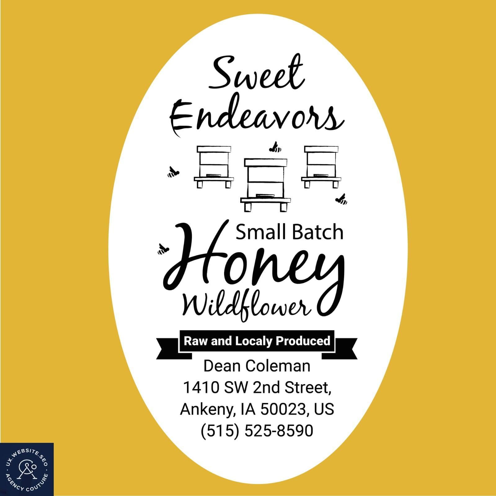 Branding work for Sweet Endeavors
